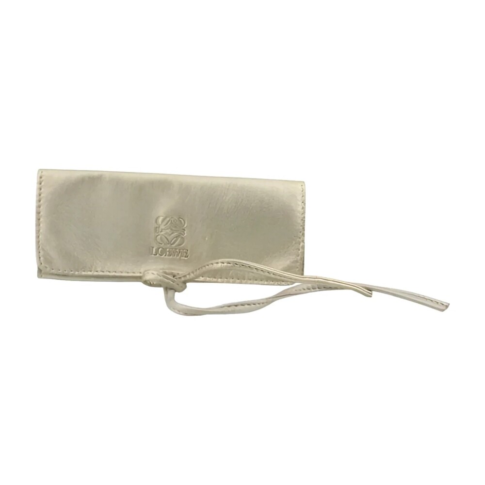 Loewe Leather Anagram Multi Jewelry Case – Gold - Leather Anagram Multi Case / W